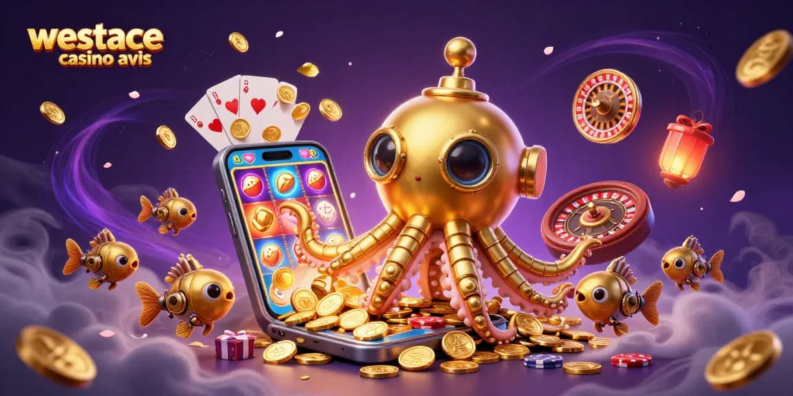 Découvrez l'univers de jeux avec westace casino avis et son kraken en quête de gains